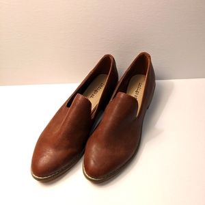 Brown loafers